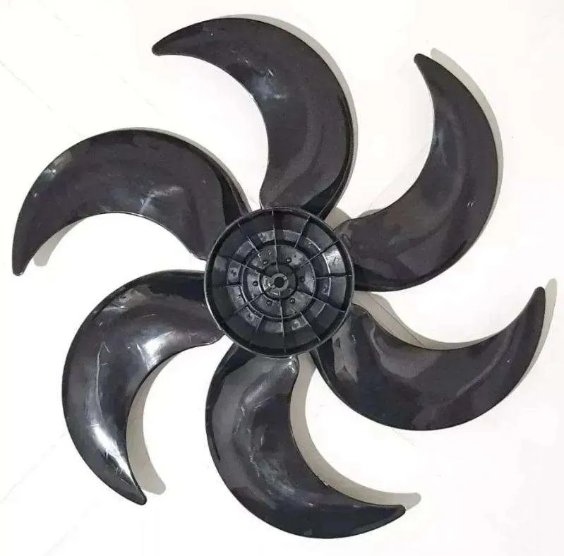 Hélice compatível Ventilador Ventisol Stell Turbo 6 pás Eixo Redondo 08mm Preta - Imagem 4