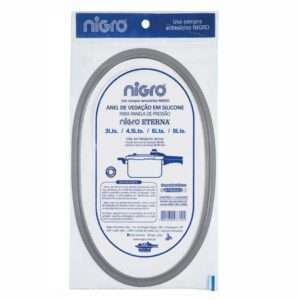 Anel de Silicone Panela de Pressão Eterna Nigro 3Lts. 4,5Lts. 6Lts. 8Lts.