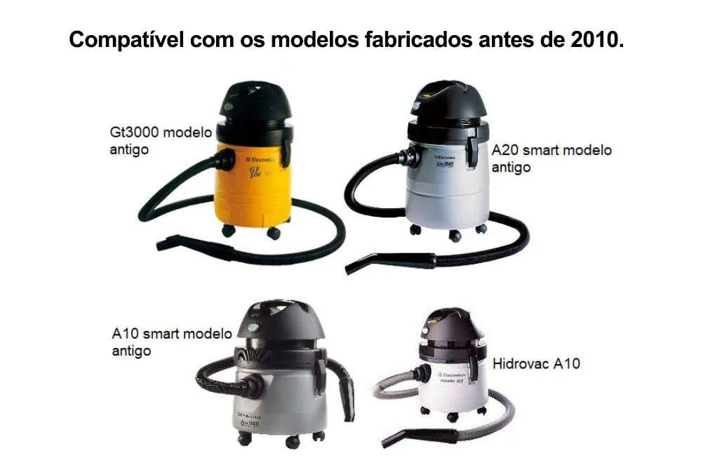 Mangueira Asp de Pó 6 Acessórios Electrolux Hidrovac A10 A20 A170 GT3000 Modelo Antigo fabricados antes de 2010 5 Mangueira Asp de Pó 6 Acessórios Electrolux Hidrovac A10 A20 A170 GT3000 Modelo Antigo fabricados antes de 2010 - Imagem 5