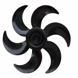 Hélice para Ventilador Mallory Ts40+ / Delfos Ts+ / Air Timer Ts+ 40cm 6 Pás Preta