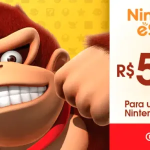 Cartão Presente Gift Card Digital Nintendo Eshop Brasil R$500 Envio Imediato