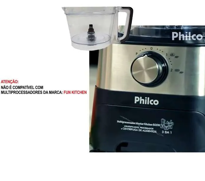 Jarra Original Multiprocessador Philco Master Kitchen 600w - Imagem 2