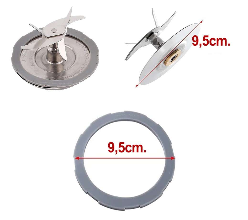 Lâmina Removível c/ Anel de Vedação Original Liquidificador Oster XPERT NEW XPERT ACTIVE SENSE 2 Lâmina Removível c/ Anel de Vedação Original Liquidificador Oster XPERT NEW XPERT ACTIVE SENSE - Imagem 2