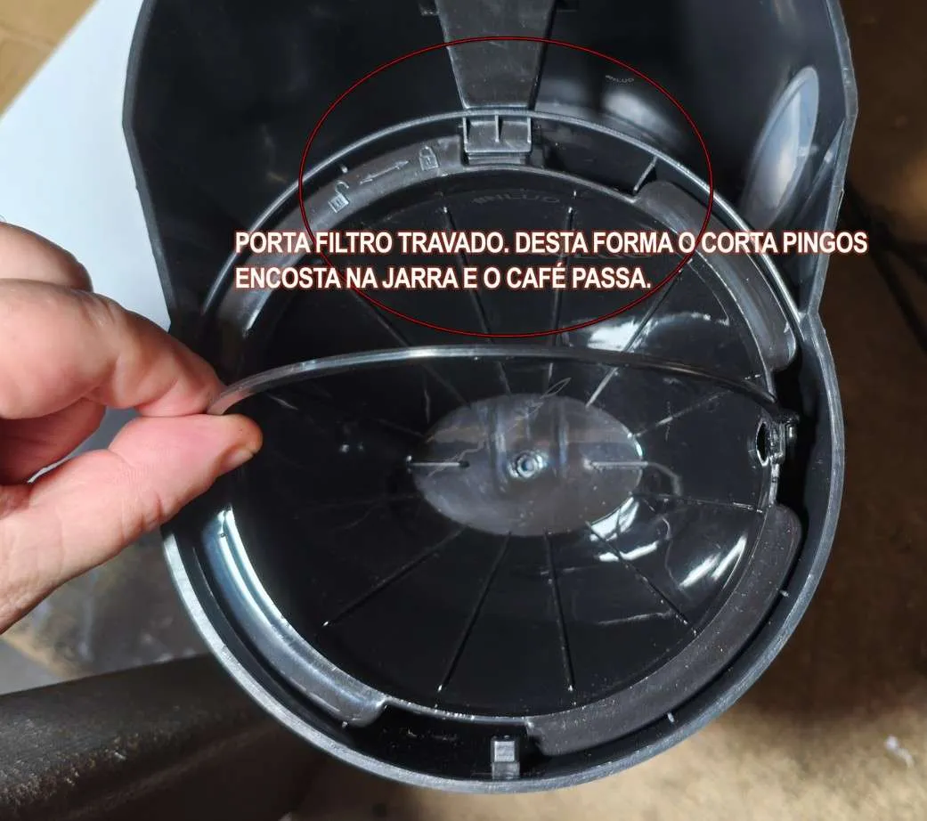 Jarra compatível para Cafeteira Elgin Family Coffee Preta 3 Jarra compatível para Cafeteira Elgin Family Coffee Preta - Imagem 3