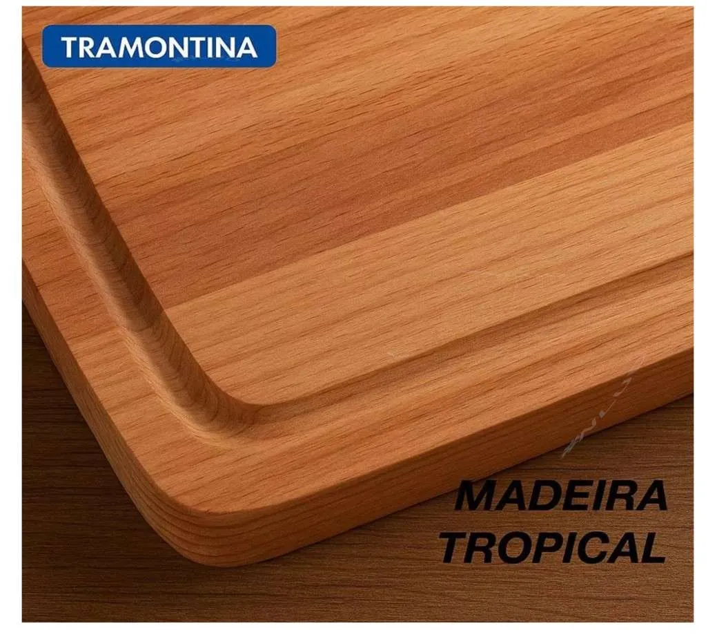 Tábua De Corte Tramontina Madeira Ecotábuas Retangular 34x19 4 Tábua De Corte Tramontina Madeira Ecotábuas Retangular 34x19 - Imagem 4