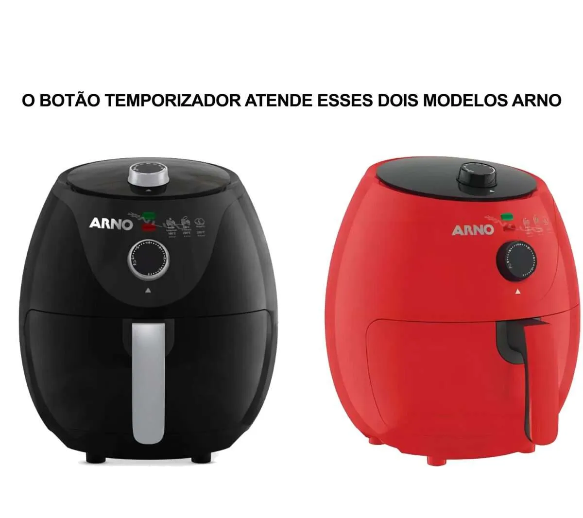 Botão Knob Timer Temporizador Fritadeira Air Fryer  Easy Fry  EZFV  EZFP  Arno Original - Imagem 3