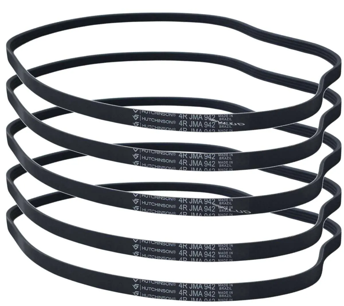 Kit 5 Correias Tanquinho Mueller Family 10kg 4R 942 Original