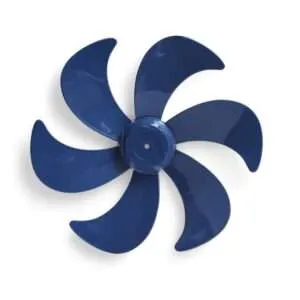 Hélice compatível Ventilador Mondial Nv-45 Nv-75 Nv-06 Vt40 Vt41 Vt42 Vt43 Nvt42 Nv41 Nv61 V71 40cm Azul