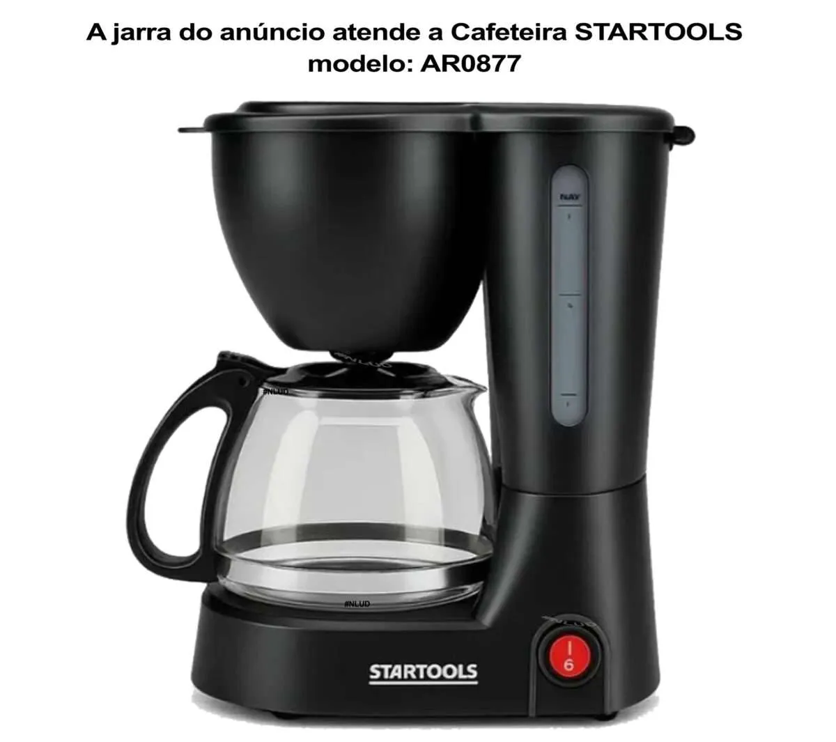 Jarra de vidro compatível Cafeteira Startools AR0877 Preta - Imagem 3