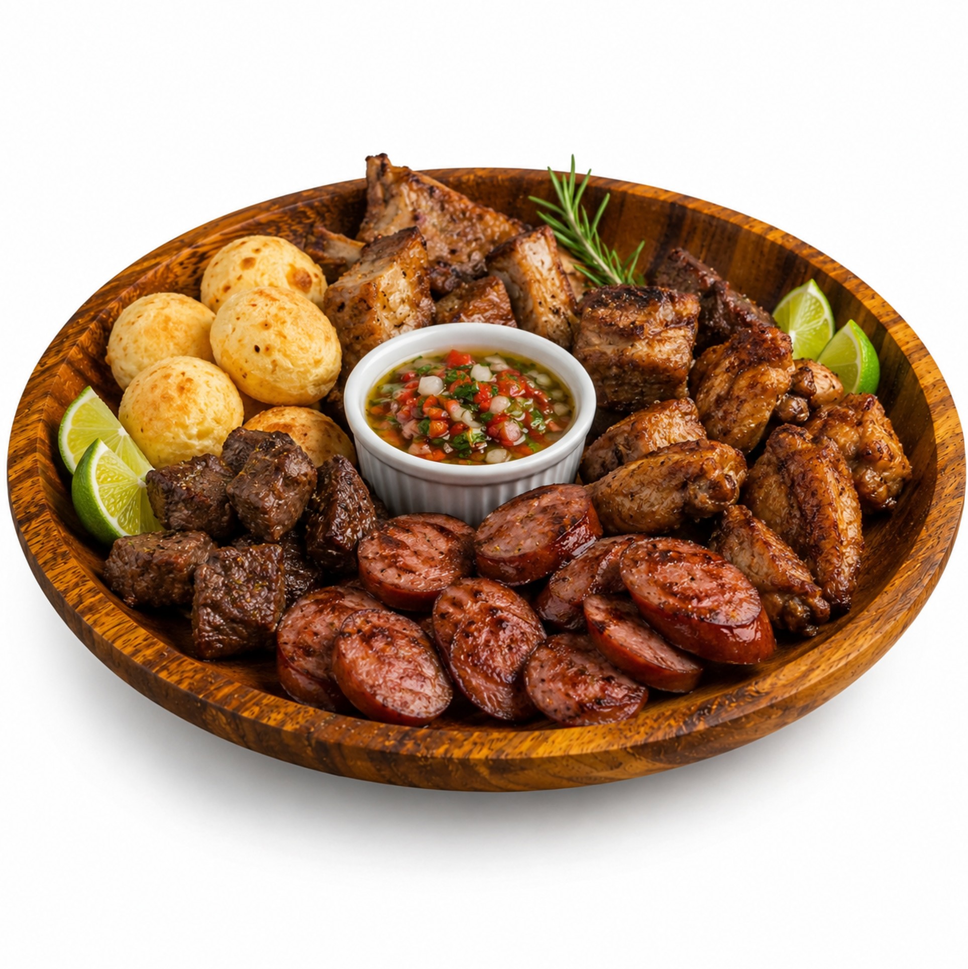 Travessa De Madeira 27cm. Decorativa Petiscos Frutas Churrasco Mesa Posta 6 Travessa De Madeira 27cm. Decorativa Petiscos Frutas Churrasco Mesa Posta - Imagem 6