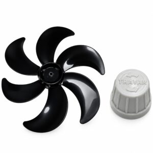 Tudo para sua casa Newlife Utilidades Domésticas 18 Hélice e Calota Ventilador Britânia 6 Pás 30cm BVT301 / Protect 30 Six / Ventus Turbo / B30 Turbo / BVT30 Turbo